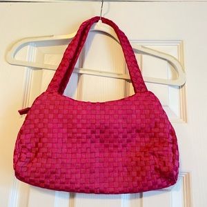 Pink shoulder purse from the sak